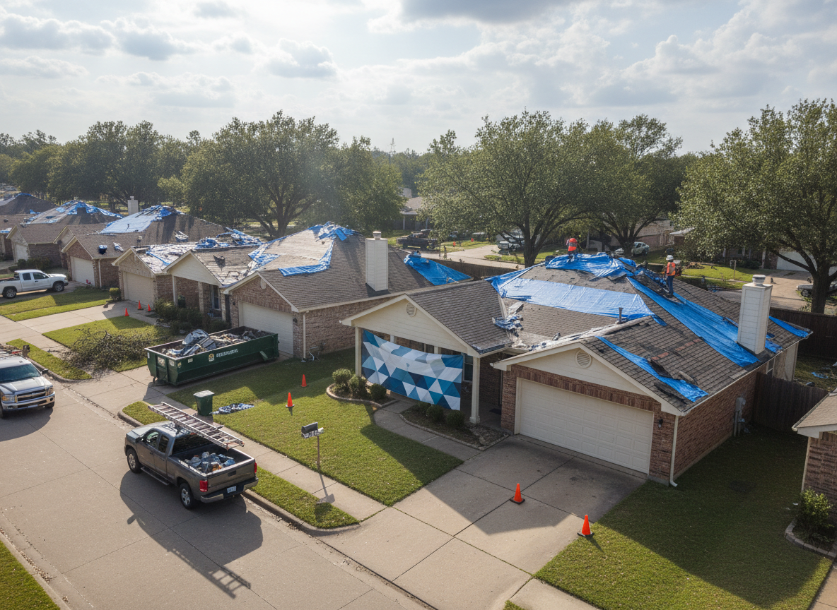 Cost Factors for Hail Damage Roof Replacement in Houston Neighborhoods