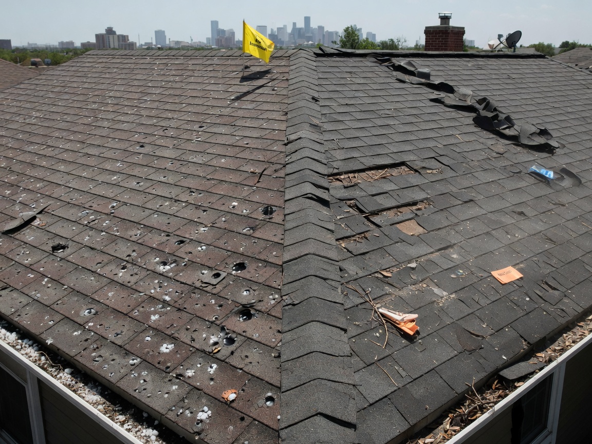 Hail Damage Roof Replacement in Allendale, TX