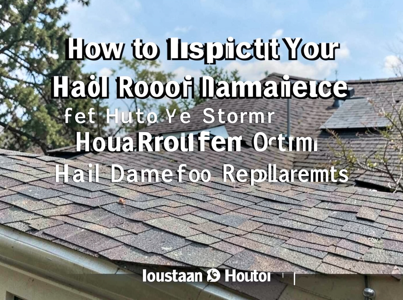 How to Inspect Your Roof for Hail Damage After Houston Storms