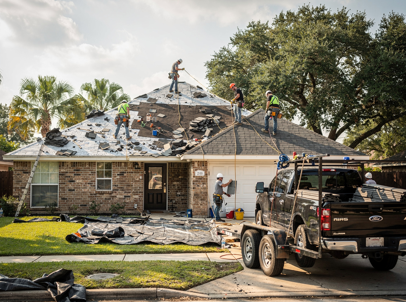 Hail Damage Roof Replacement  by Texas Roof Craft in Houston, TX