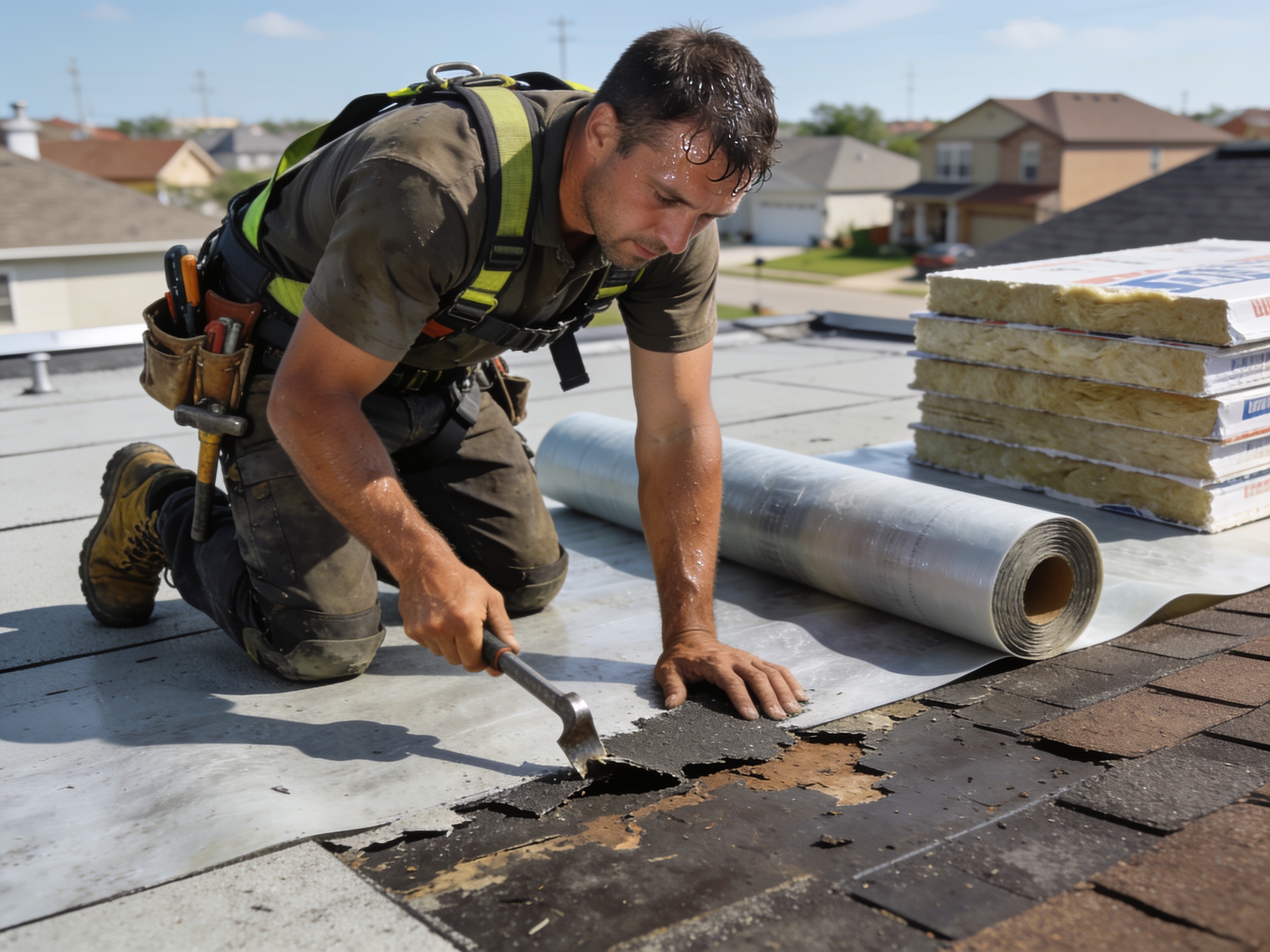 Hail Damage Roof Replacement in Basking Ridge, TX